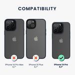 Husa Kwmobile pentru Apple iPhone 14 Pro, Silicon, Albastru/Transparent, 59091.17 fotografia produsului View 2 S