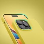 Husa Kwmobile pentru Apple iPhone 14 Pro Max, Silicon, Galben, 59074.149 fotografia produsului View 12 S
