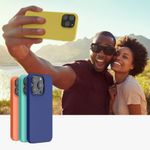 Husa Kwmobile pentru Apple iPhone 14 Pro Max, Silicon, Galben, 59074.149 fotografia produsului View 9 S