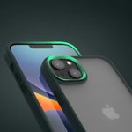 Husa Kwmobile pentru Apple iPhone 14, Silicon, Verde/Transparent, 59089.80 fotografia produsului View 10 S