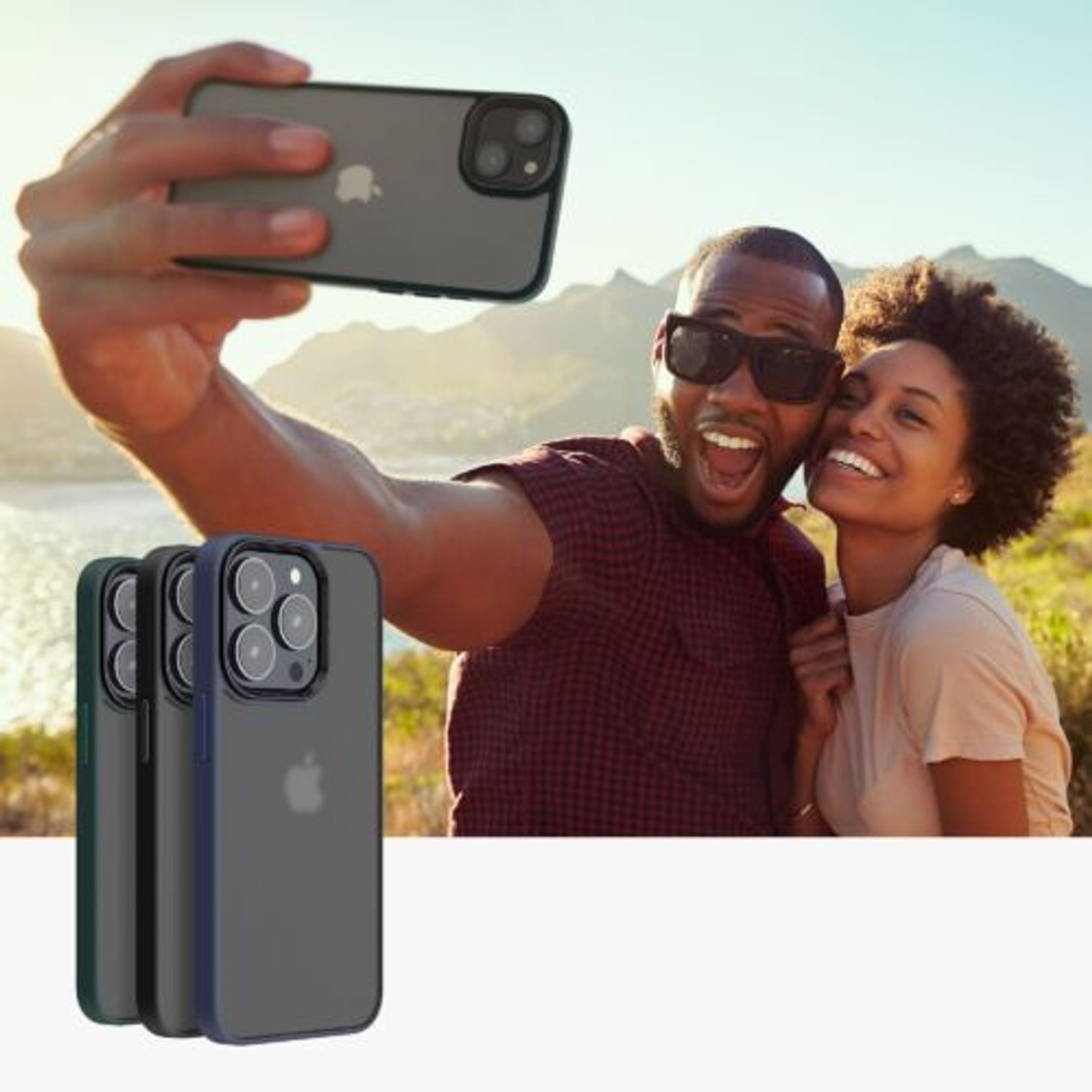 Husa Kwmobile pentru Apple iPhone 14, Silicon, Verde/Transparent, 59089.80 fotografia produsului View 9 L