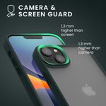 Husa Kwmobile pentru Apple iPhone 14, Silicon, Verde/Transparent, 59089.80 fotografia produsului View 4 S