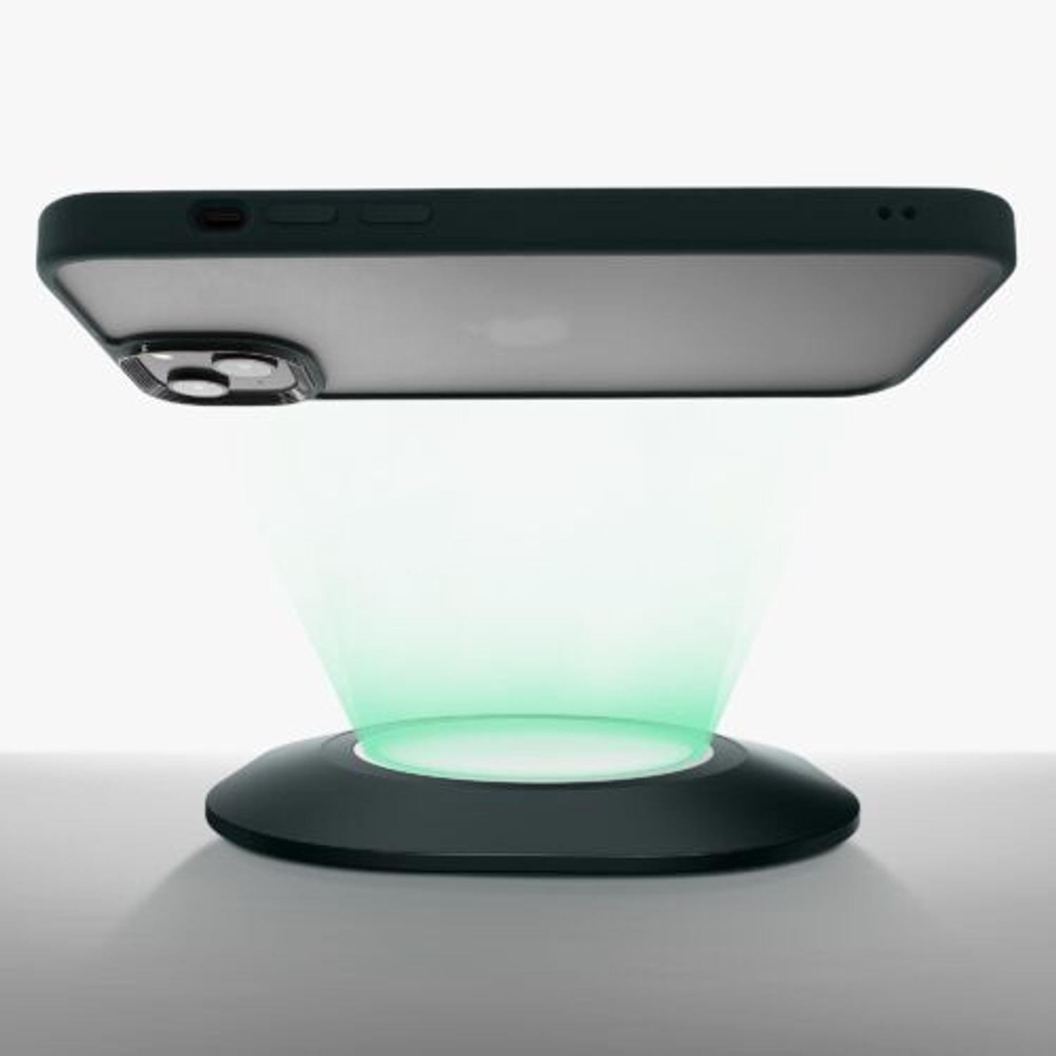 Husa Kwmobile pentru Apple iPhone 14, Silicon, Verde/Transparent, 59089.80 fotografia produsului View 11 L