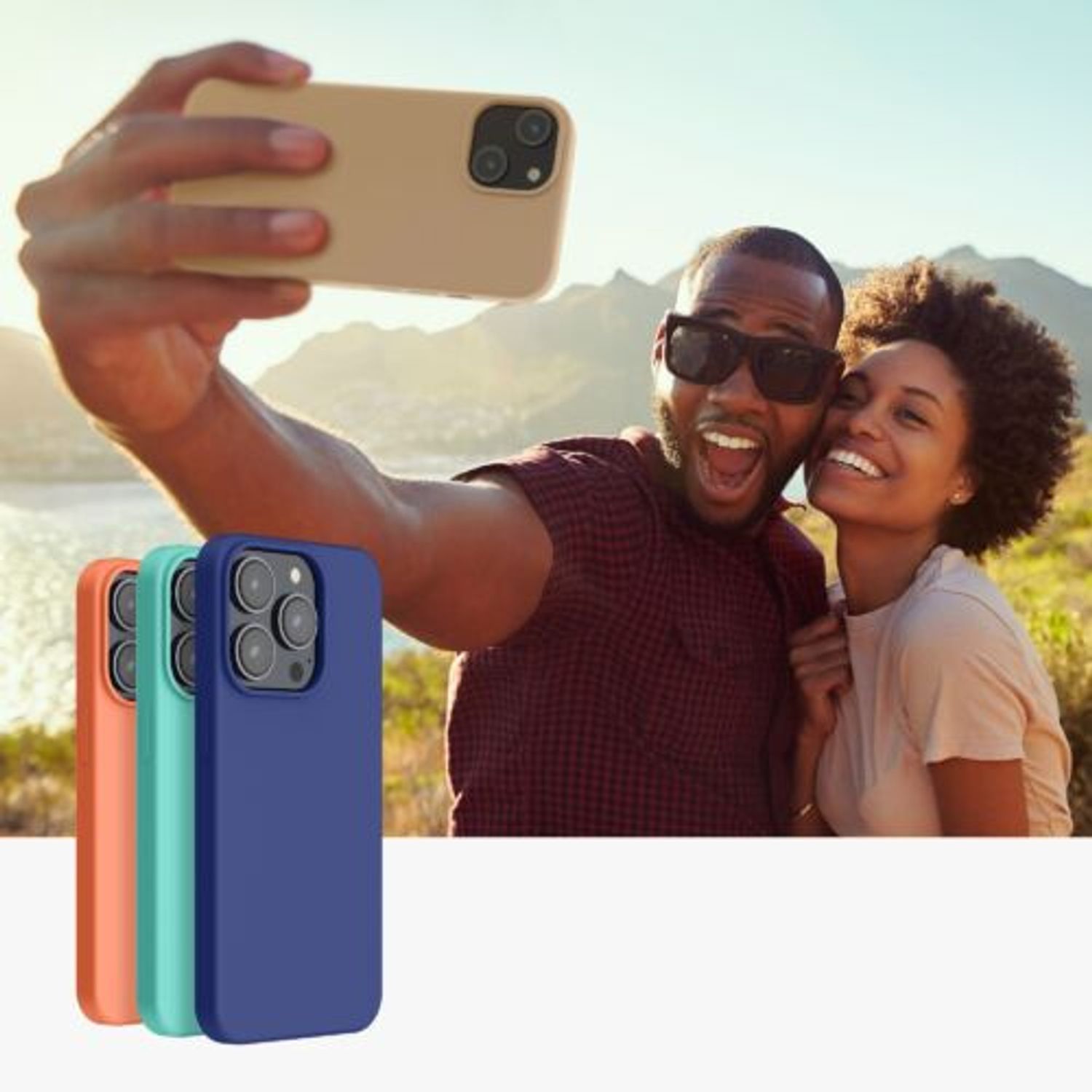 Husa Kwmobile pentru Apple iPhone 14, Silicon, Crem, 59071.154 fotografia produsului View 9 L