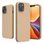 Husa Kwmobile pentru Apple iPhone 14, Silicon, Crem, 59071.154 fotografia produsului