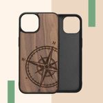 Husa Kwmobile pentru Apple iPhone 14, Lemn, Maro, 59124.01 fotografia produsului View 10 S