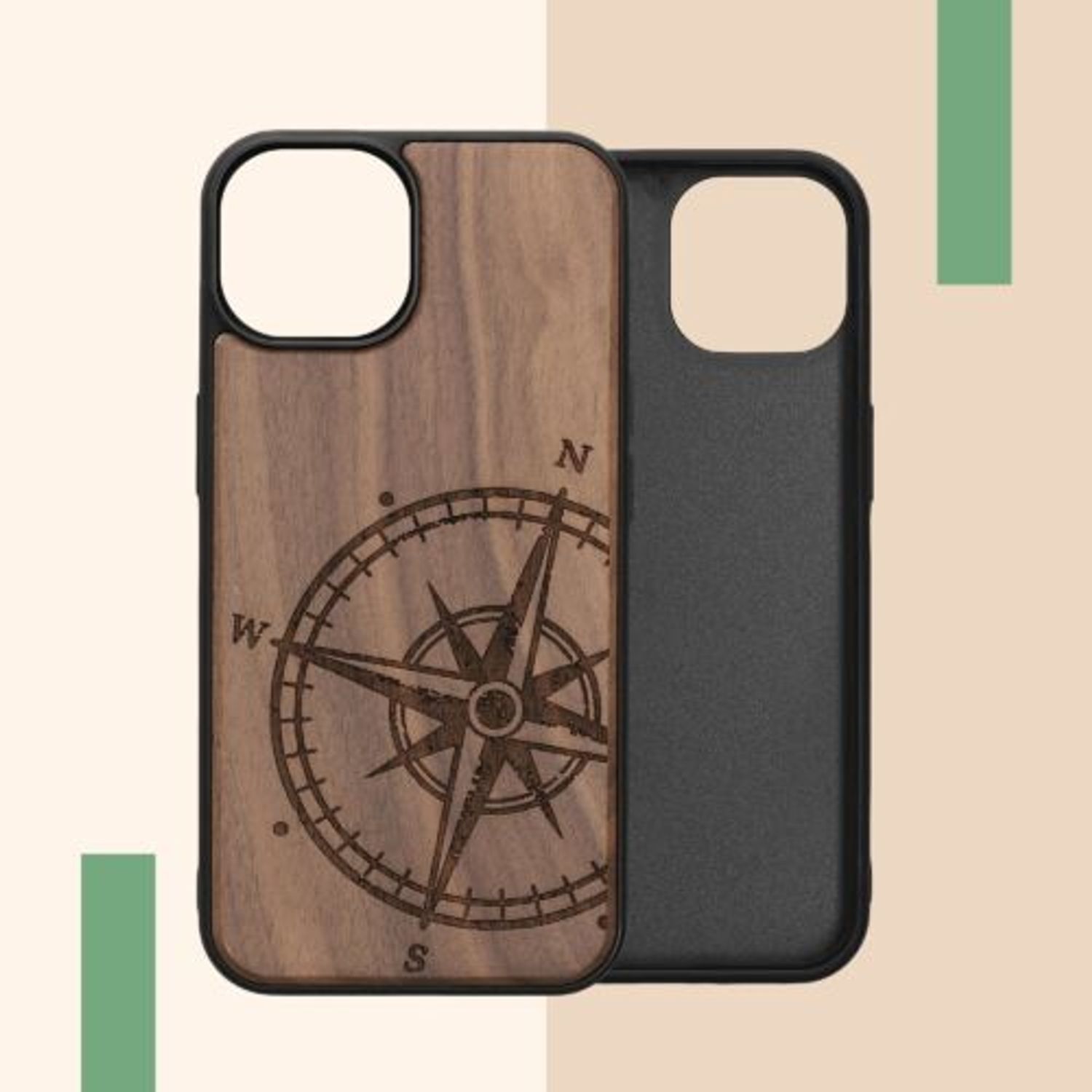 Husa Kwmobile pentru Apple iPhone 14, Lemn, Maro, 59124.01 fotografia produsului View 10 L
