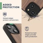 Husa Kwmobile pentru Apple iPhone 14, Lemn, Maro, 59124.01 fotografia produsului View 3 S