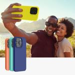 Husa Kwmobile pentru Apple iPhone 14 Pro, Silicon, Galben, 59073.149 fotografia produsului View 9 S