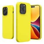 Husa Kwmobile pentru Apple iPhone 14 Pro, Silicon, Galben, 59073.149 fotografia produsului