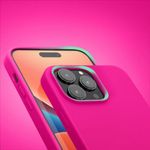 Husa Kwmobile pentru Apple iPhone 14 Pro Max, Silicon, Roz, 59074.77 fotografia produsului View 12 S