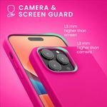 Husa Kwmobile pentru Apple iPhone 14 Pro Max, Silicon, Roz, 59074.77 fotografia produsului View 6 S