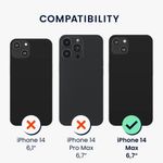 Husa Kwmobile pentru Apple iPhone 14 Plus, Silicon, Negru, 59096.01 fotografia produsului View 5 S