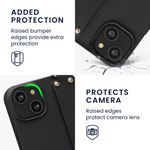 Husa Kwmobile pentru Apple iPhone 14 Plus, Silicon, Negru, 59096.01 fotografia produsului View 2 S