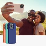 Husa Kwmobile pentru Apple iPhone 14 Plus, Silicon, Crem, 59080.225 fotografia produsului View 9 S