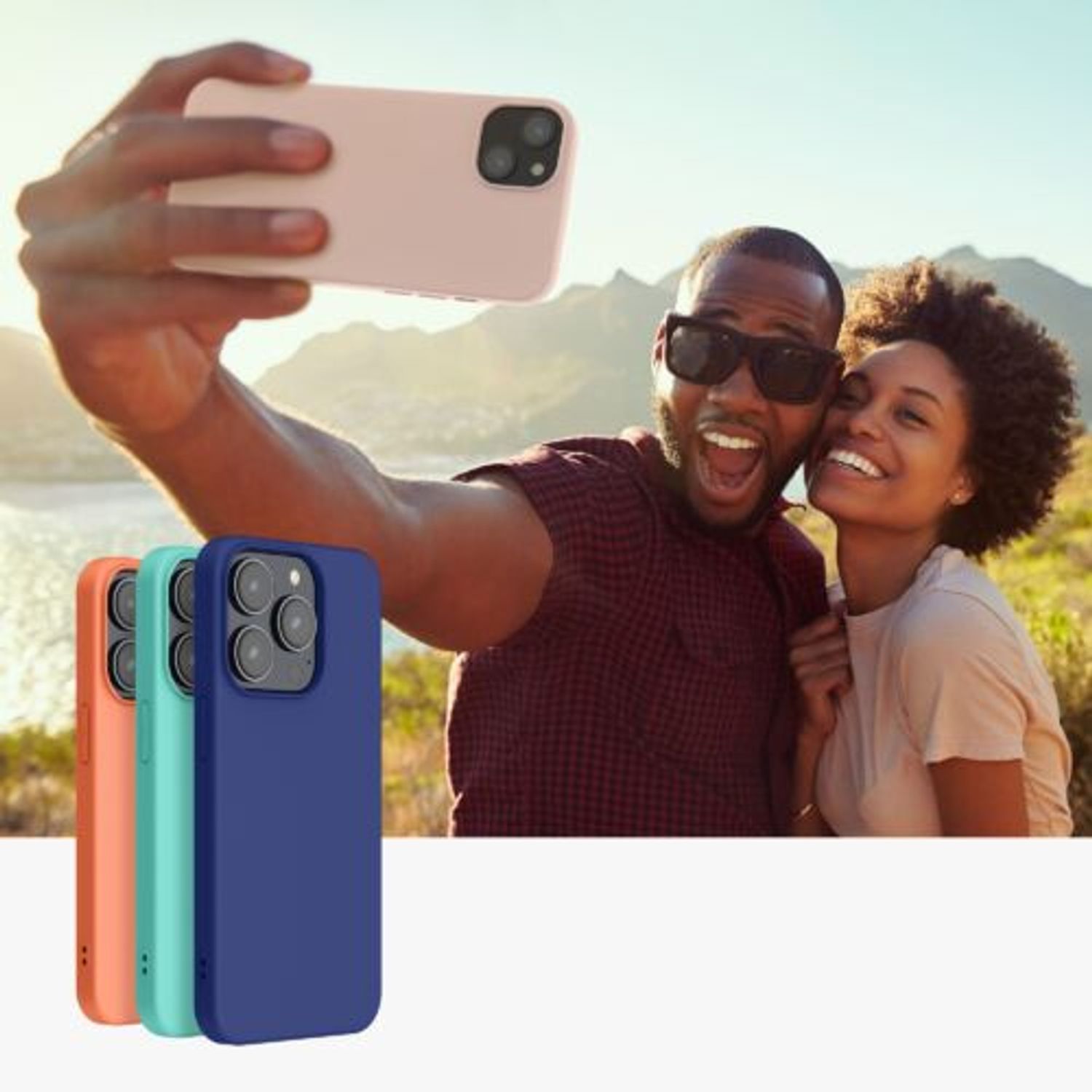 Husa Kwmobile pentru Apple iPhone 14 Plus, Silicon, Crem, 59080.225 fotografia produsului View 9 L