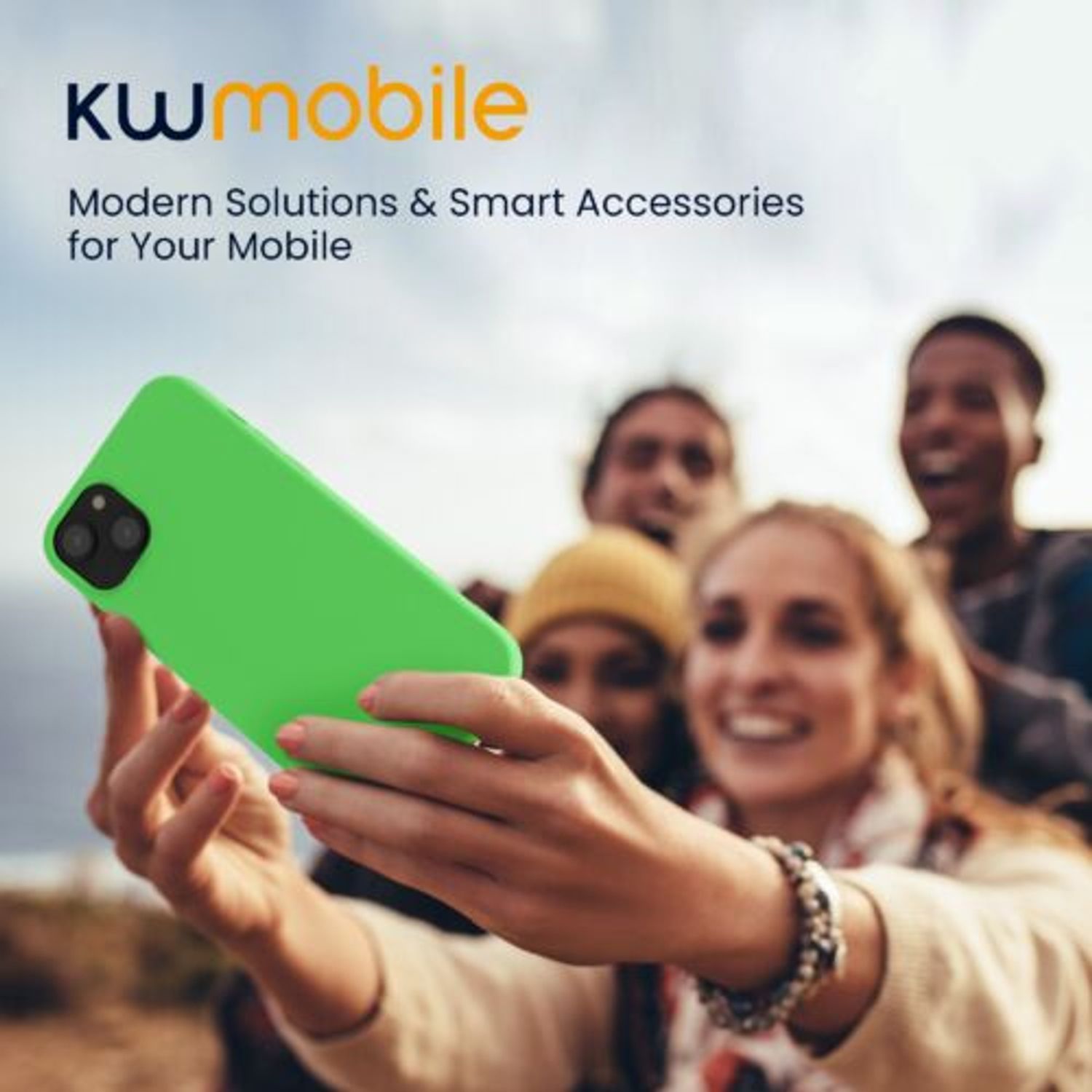 Husa Kwmobile pentru Apple iPhone 14 Plus, Silicon, Verde, 59080.159 fotografia produsului View 7 L