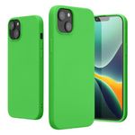 Husa Kwmobile pentru Apple iPhone 14 Plus, Silicon, Verde, 59080.159 fotografia produsului