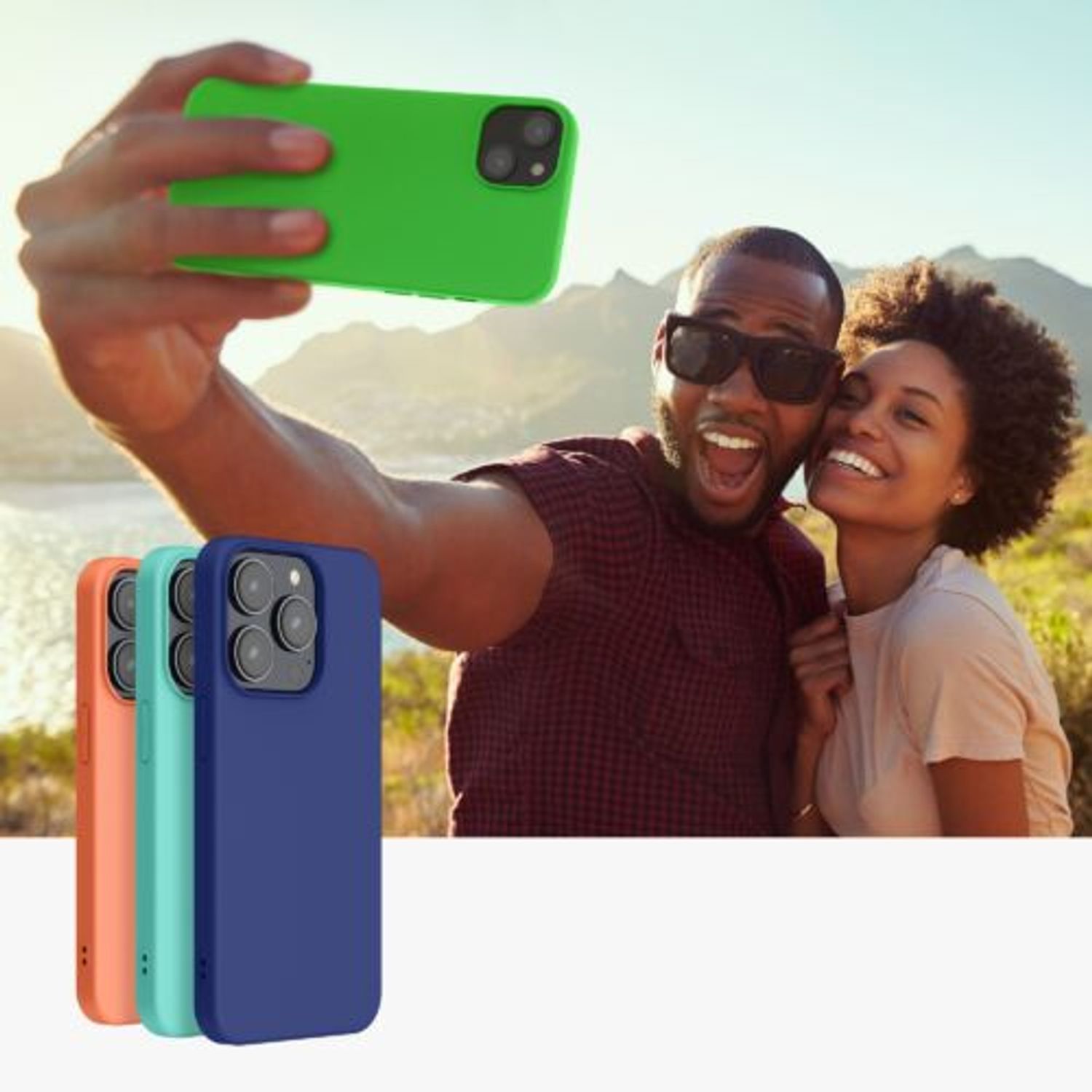 Husa Kwmobile pentru Apple iPhone 14 Plus, Silicon, Verde, 59080.159 fotografia produsului View 9 L