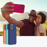 Husa Kwmobile pentru Apple iPhone 14 Plus, Silicon, Roz, 59076.77 fotografia produsului View 9 S