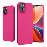 Husa Kwmobile pentru Apple iPhone 14 Plus, Silicon, Roz, 59076.77 fotografia produsului