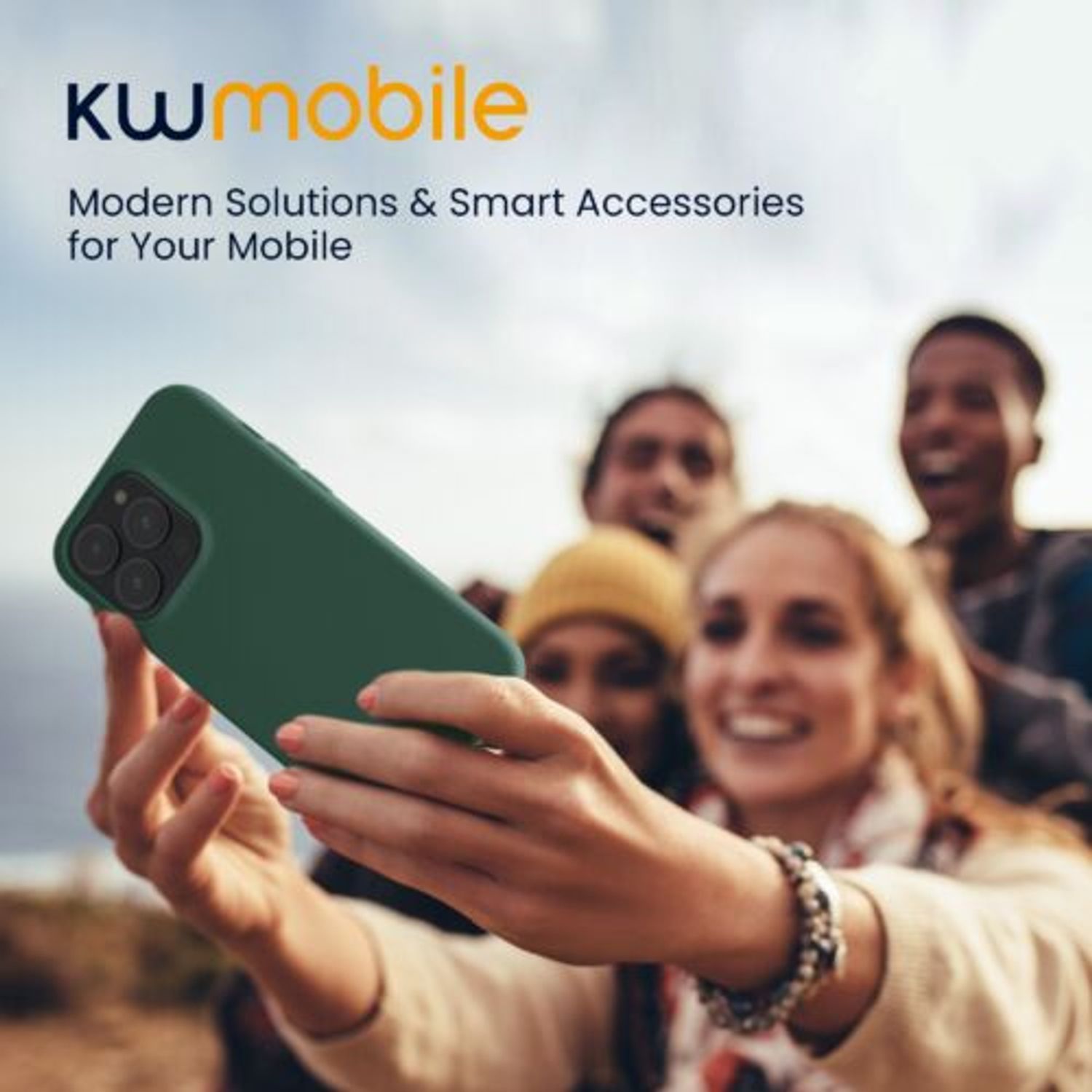 Husa Kwmobile pentru Apple iPhone 14 Pro, Silicon, Verde, 59081.166 fotografia produsului View 7 L