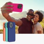 Husa Kwmobile pentru Apple iPhone 14 Pro, Silicon, Roz, 59077.77 fotografia produsului View 9 S