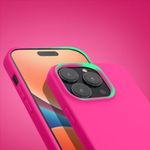 Husa Kwmobile pentru Apple iPhone 14 Pro, Silicon, Roz, 59077.77 fotografia produsului View 12 S