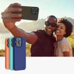 Husa Kwmobile pentru Apple iPhone 14 Pro Max, Silicon, Maro, 59078.101 fotografia produsului View 9 S