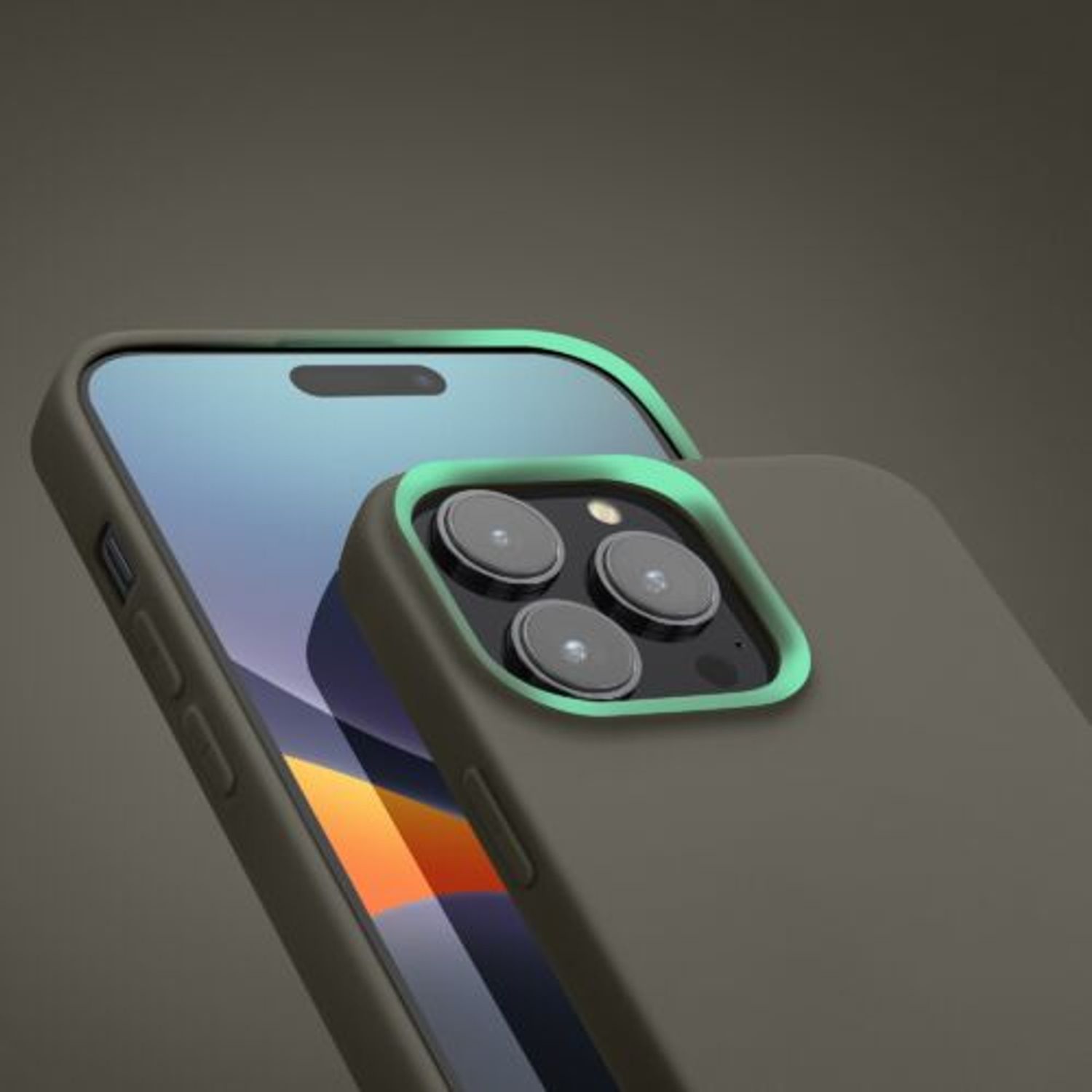 Husa Kwmobile pentru Apple iPhone 14 Pro Max, Silicon, Maro, 59078.101 fotografia produsului View 12 L