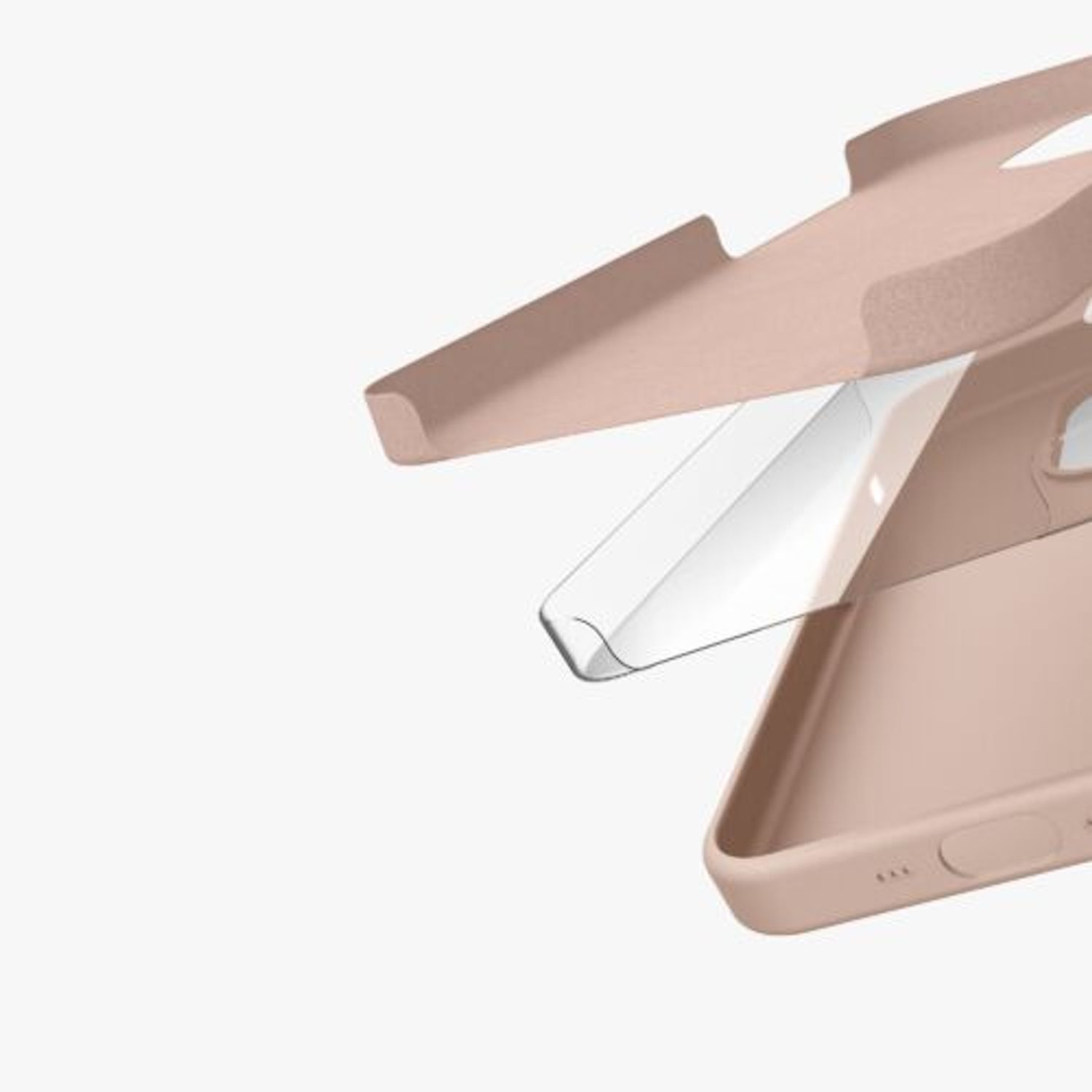 Husa Kwmobile pentru Apple iPhone 14 Pro Max, Silicon, Crem, 59074.10 fotografia produsului View 10 L