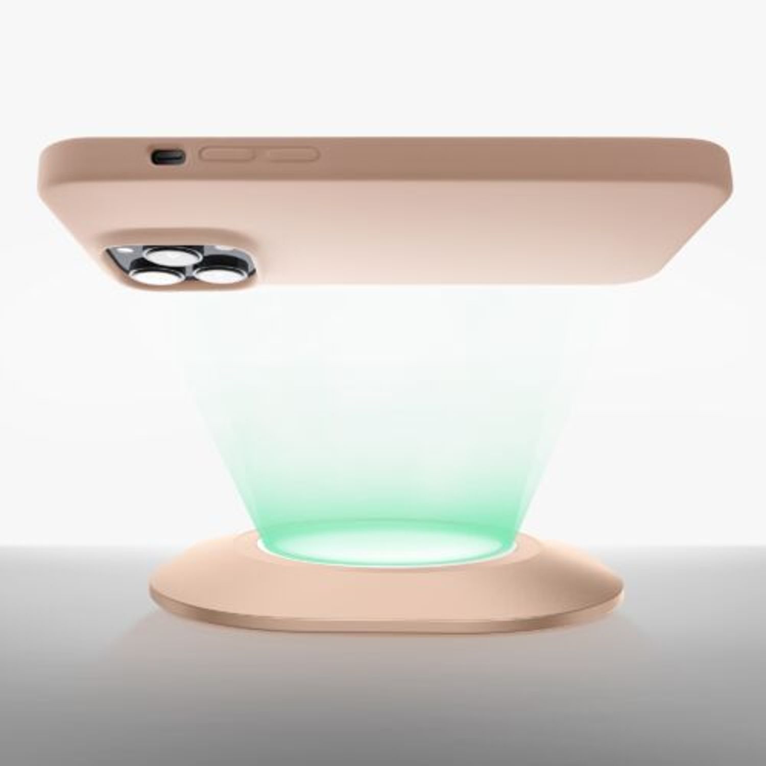 Husa Kwmobile pentru Apple iPhone 14 Pro Max, Silicon, Crem, 59074.10 fotografia produsului View 11 L