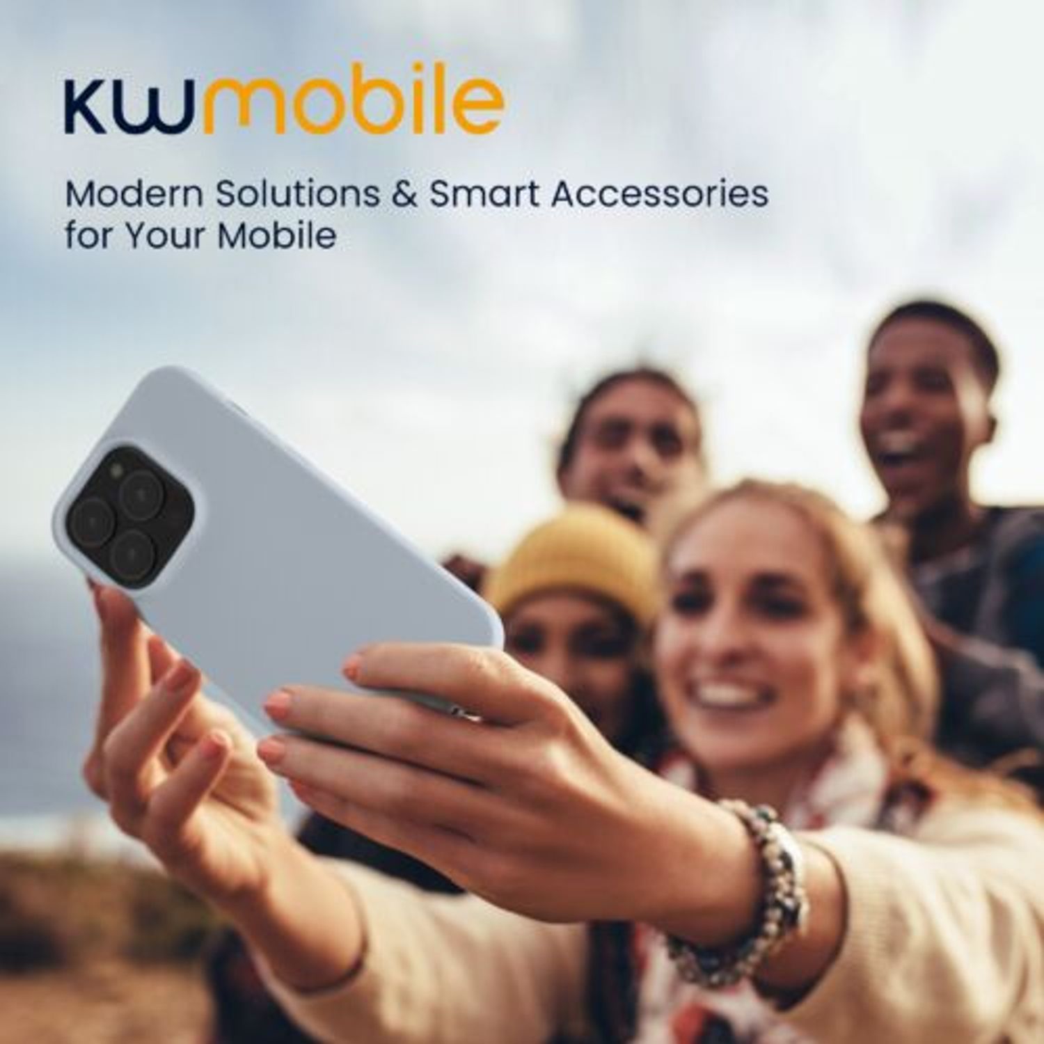 Husa Kwmobile pentru Apple iPhone 14 Pro, Silicon, Albastru, 59077.58 fotografia produsului View 7 L