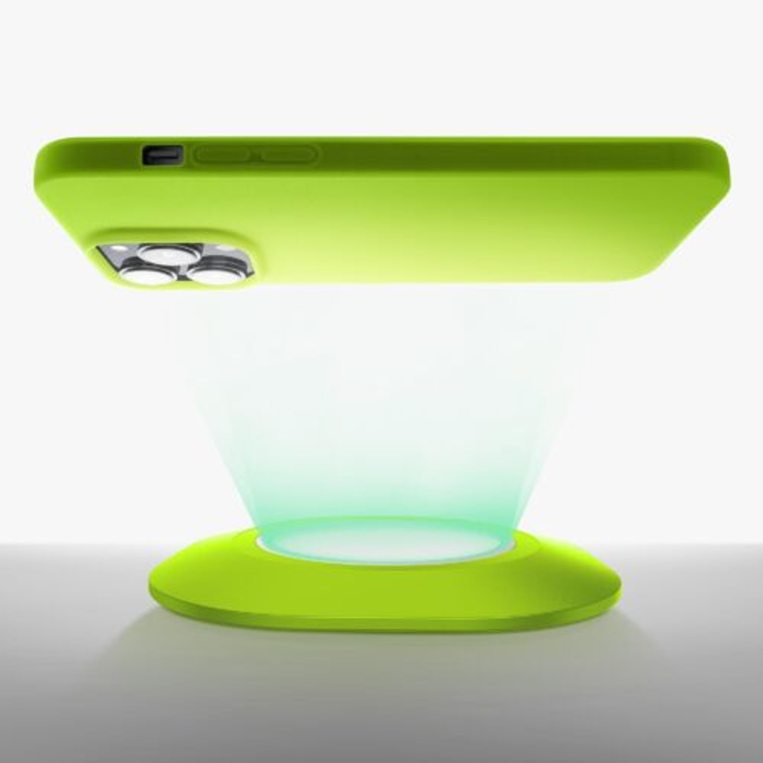 Husa Kwmobile pentru Apple iPhone 14 Pro Max, Silicon, Verde, 59078.75 fotografia produsului View 11 L