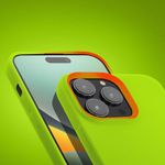 Husa Kwmobile pentru Apple iPhone 14 Pro Max, Silicon, Verde, 59078.75 fotografia produsului View 12 S