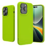 Husa Kwmobile pentru Apple iPhone 14 Pro Max, Silicon, Verde, 59078.75 fotografia produsului