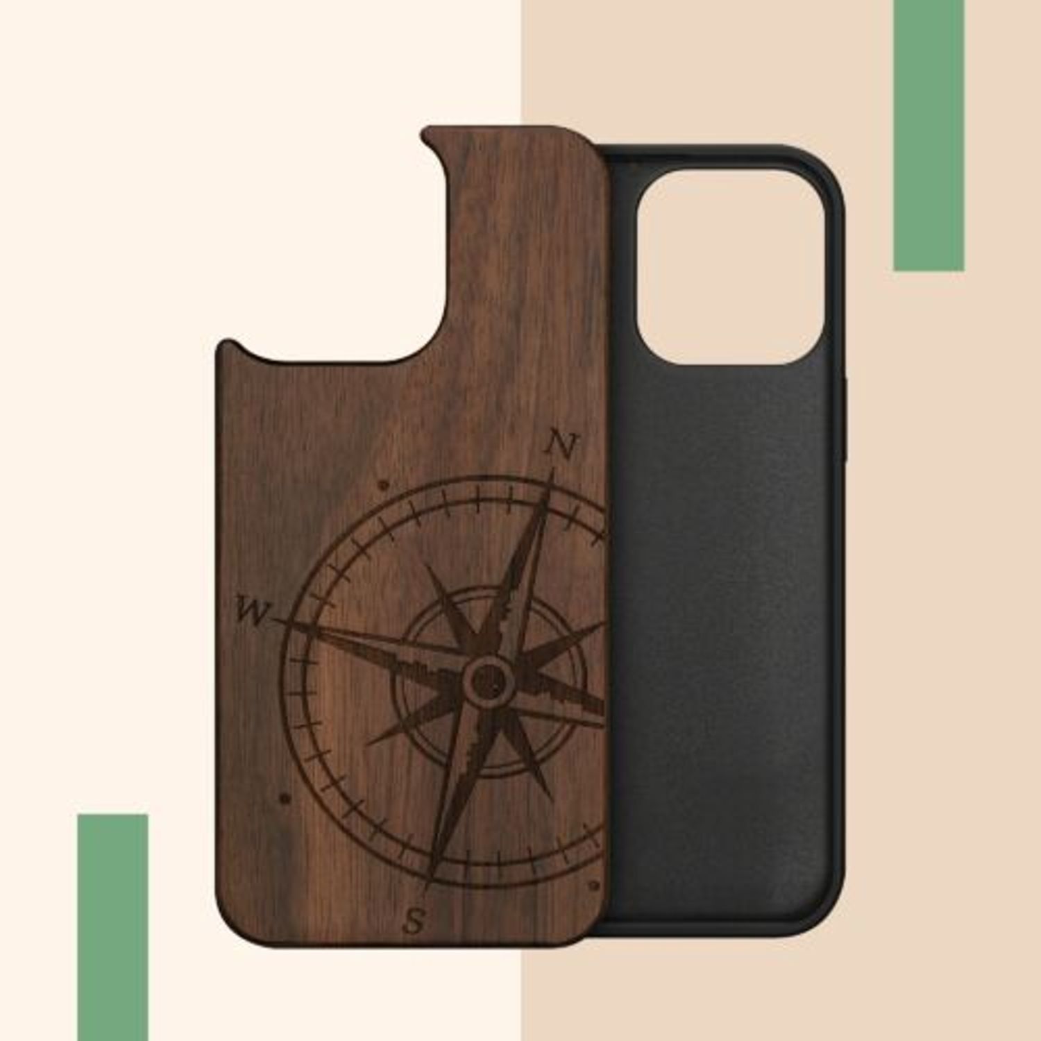 Husa Kwmobile pentru Apple iPhone 14 Pro Max, Lemn, Maro, 59127.01 fotografia produsului View 8 L