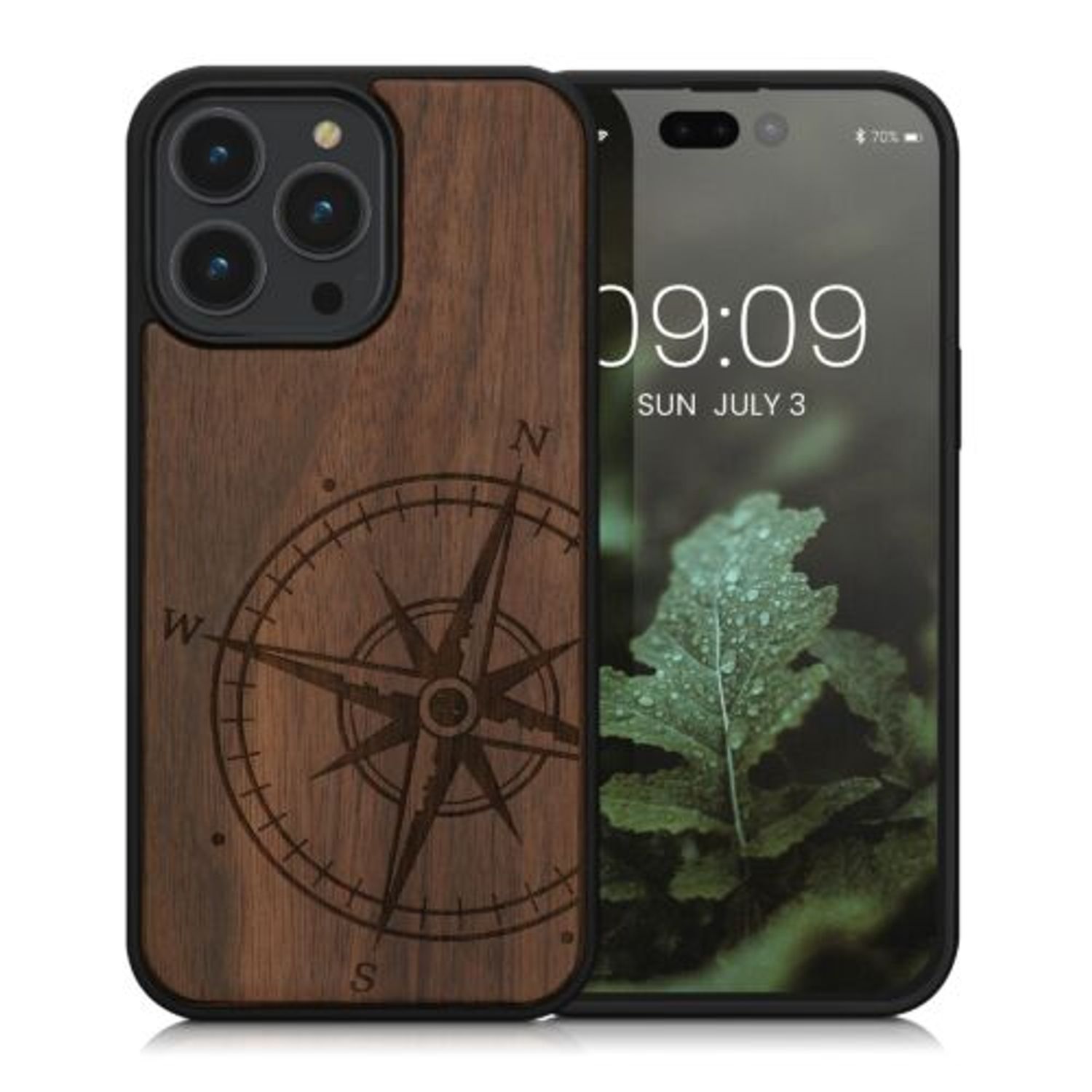 Husa Kwmobile pentru Apple iPhone 14 Pro Max, Lemn, Maro, 59127.01 fotografia produsului