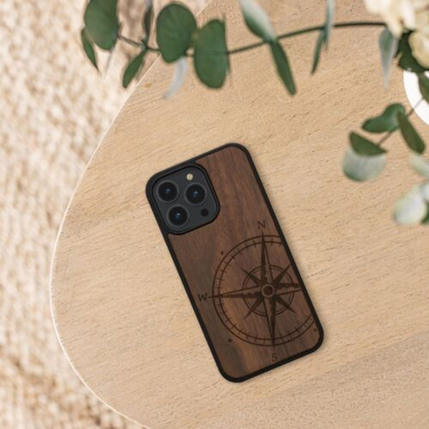 Husa Kwmobile pentru Apple iPhone 14 Pro Max, Lemn, Maro, 59127.01 fotografia produsului View 2 L
