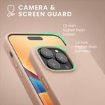 Husa Kwmobile pentru Apple iPhone 14 Pro Max, Silicon, Crem, 59074.10 fotografia produsului View 6 S