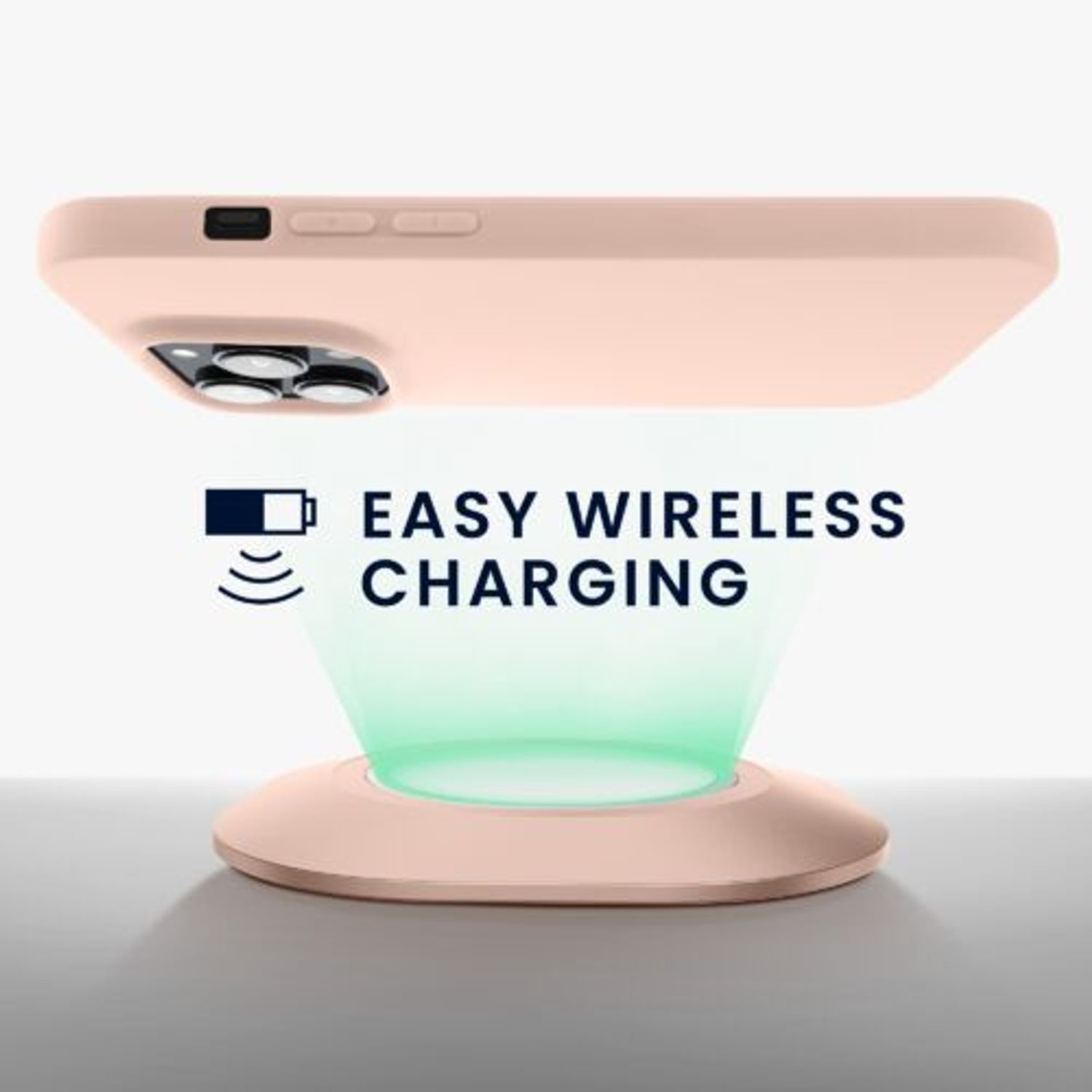 Husa Kwmobile pentru Apple iPhone 14 Pro, Silicon, Roz, 59077.225 fotografia produsului View 5 L