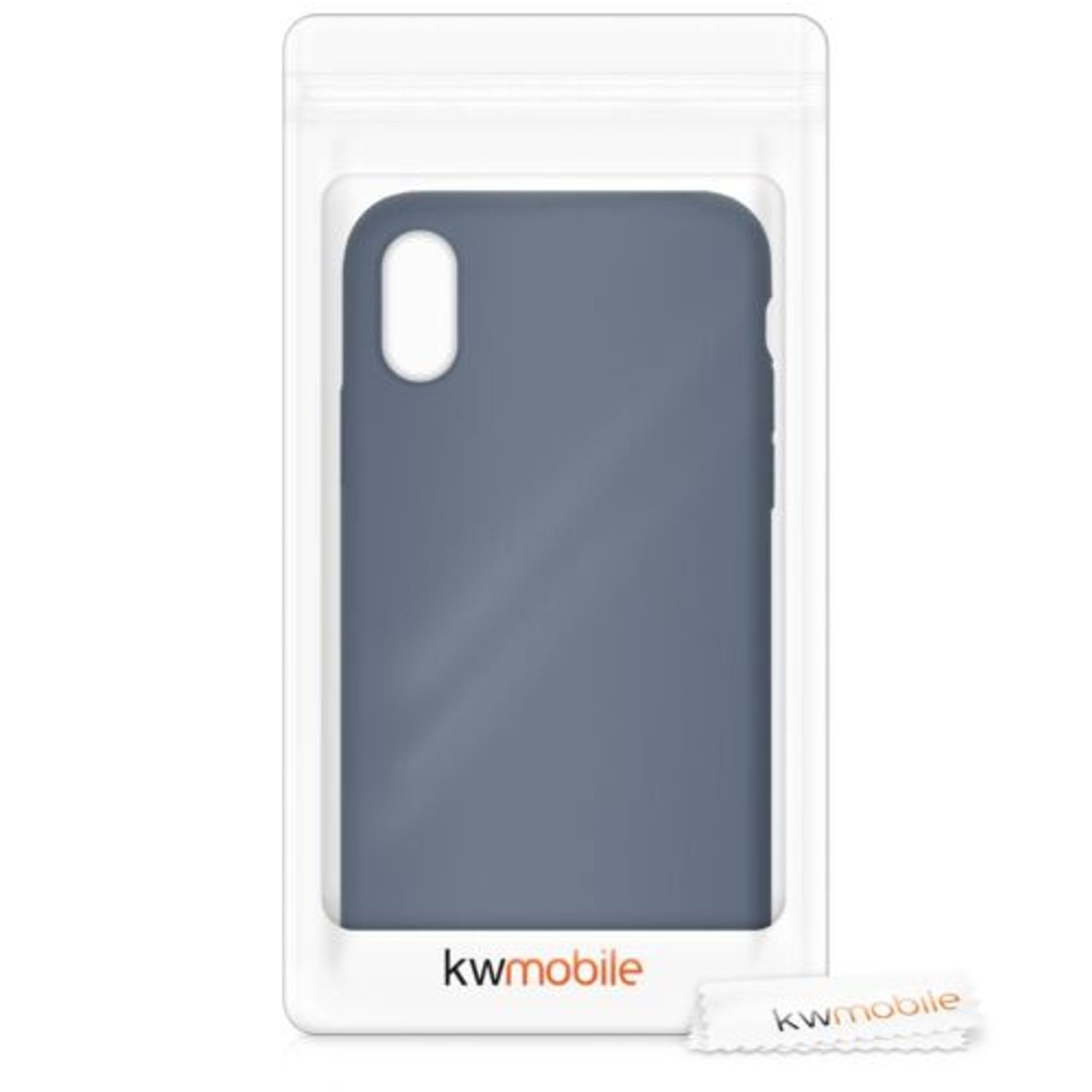 Husa pentru Apple iPhone X/iPhone XS, Silicon, Albastru, 42495.202 fotografia produsului View 7 L
