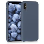 Husa pentru Apple iPhone X/iPhone XS, Silicon, Albastru, 42495.202 fotografia produsului