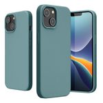 Husa Kwmobile pentru Apple iPhone 14, Silicon, Verde, 59071.207 fotografia produsului