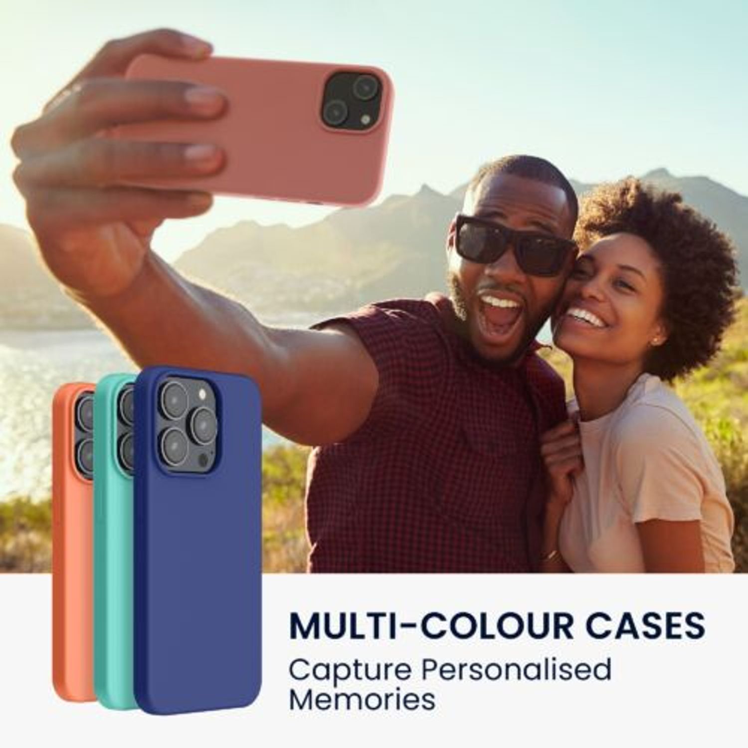 Husa Kwmobile pentru Apple iPhone 14, Silicon, Roz, 59071.193 fotografia produsului View 3 L