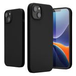 Husa Kwmobile pentru Apple iPhone 14 Plus, Silicon, Negru, 59072.01 fotografia produsului