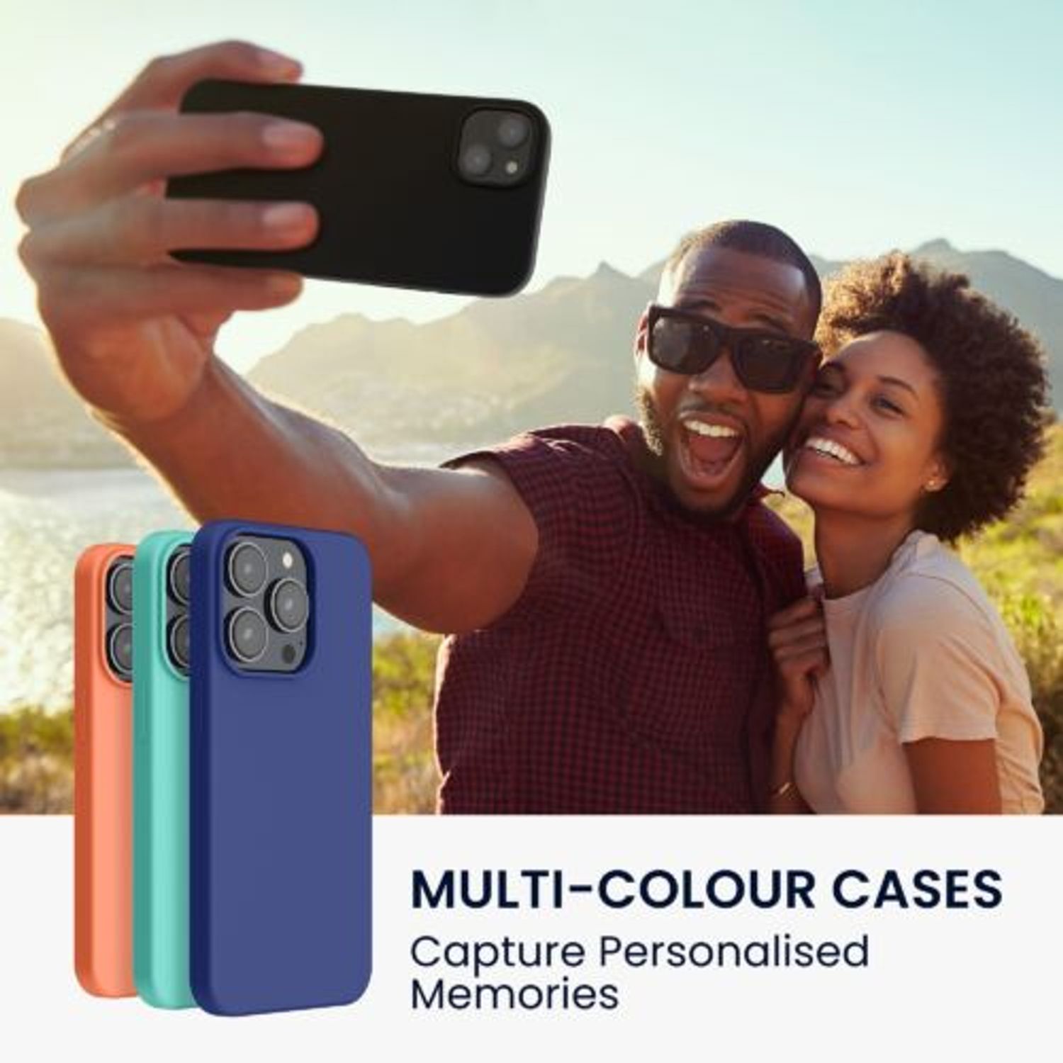Husa Kwmobile pentru Apple iPhone 14 Plus, Silicon, Negru, 59072.01 fotografia produsului View 3 L