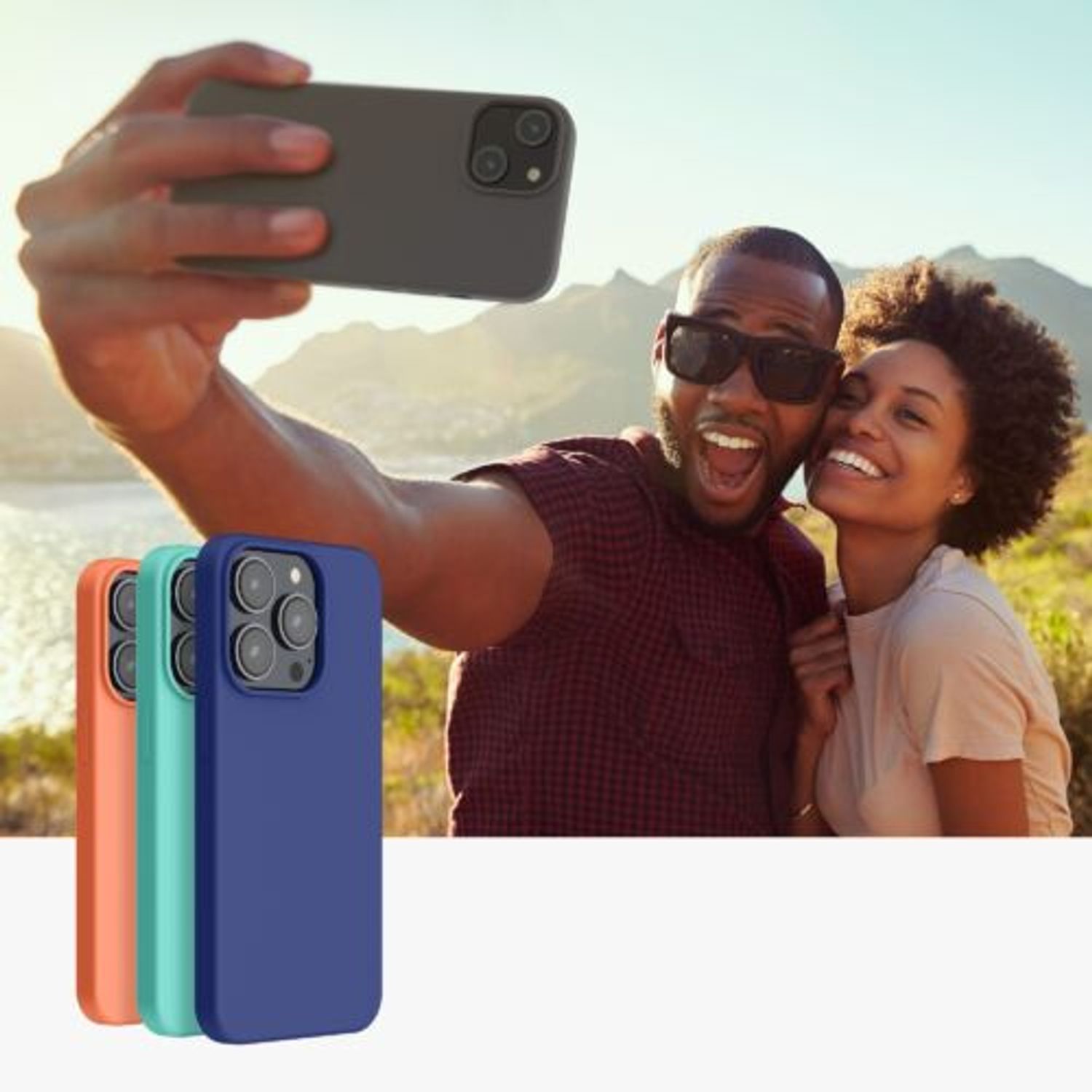 Husa Kwmobile pentru Apple iPhone 14, Silicon, Gri, 59071.155 fotografia produsului View 12 L