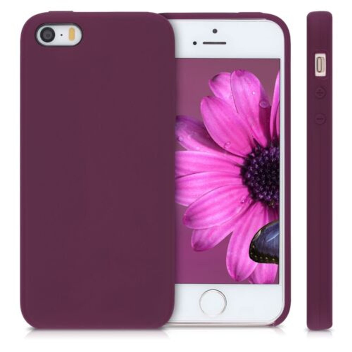 Husa pentru Apple iPhone 5/iPhone 5s/iPhone SE, Silicon, Violet, 42766.187 fotografia produsului View 2 L