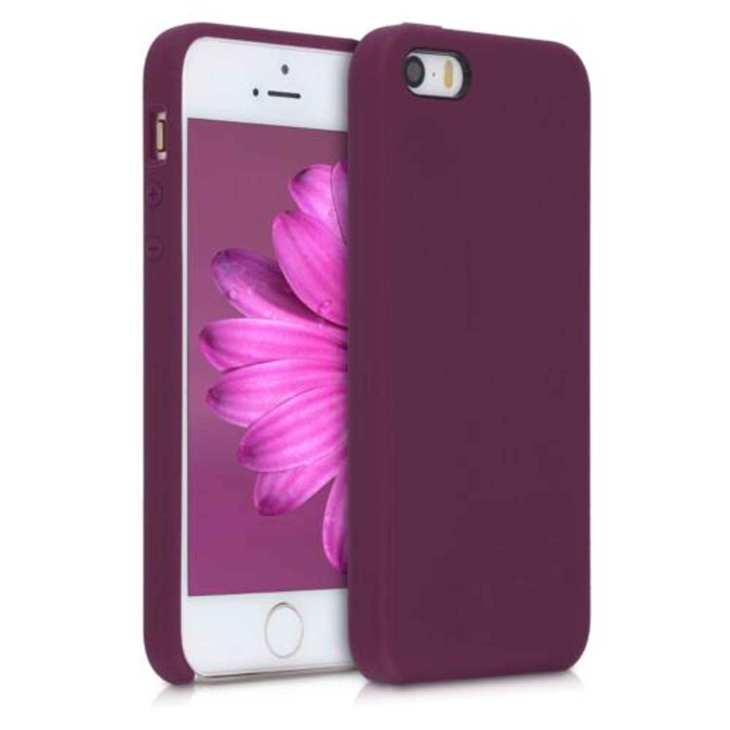 Husa pentru Apple iPhone 5/iPhone 5s/iPhone SE, Silicon, Violet, 42766.187 fotografia produsului